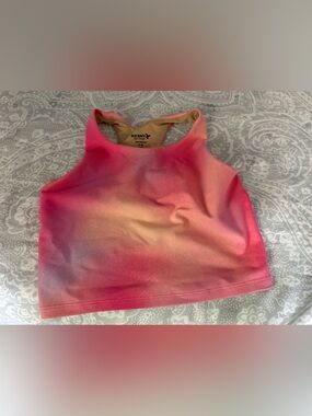 Old Navy Active Pink and Beige Sports Bra